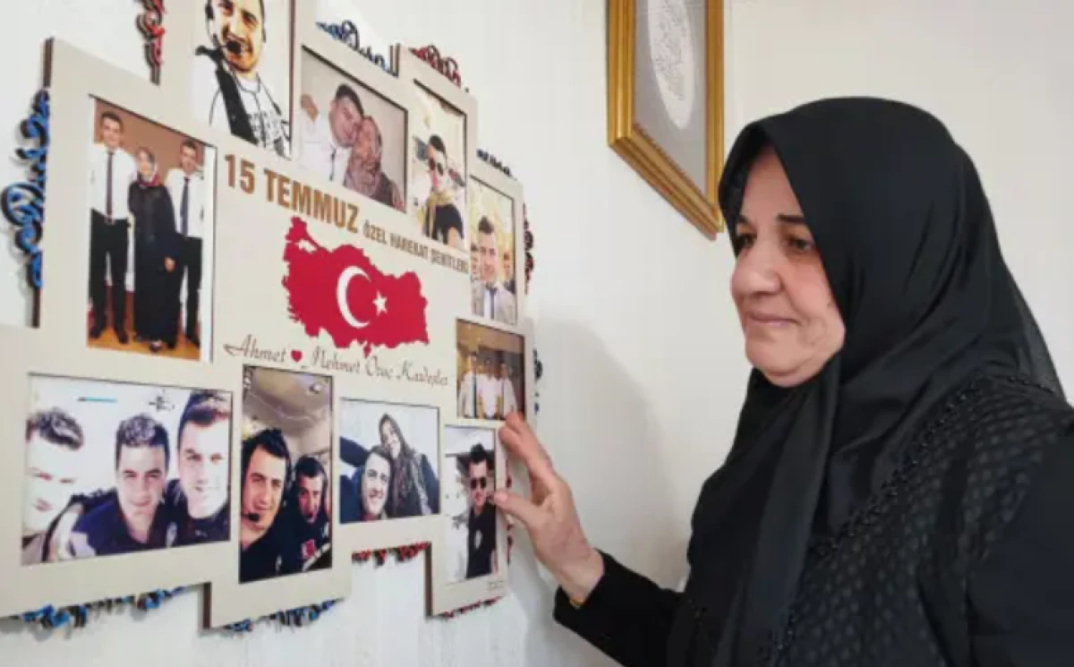 15 Temmuz'da şehit d&uuml;şen ikiz polis annesi: Anneler G&uuml;n&uuml; geldiğinde h&uuml;z&uuml;nl&uuml;y&uuml;z