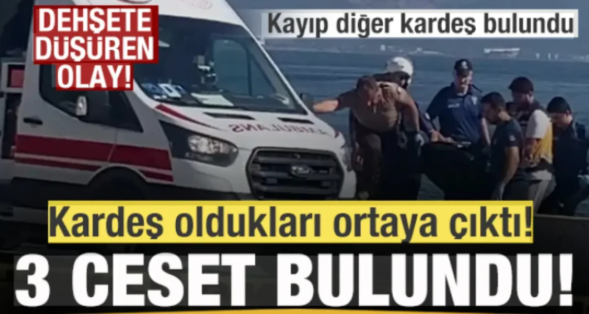 3 cansız beden bulundu! Kardeş oldukları ortaya &ccedil;ıktı! Kayıp diğer kardeş bulundu