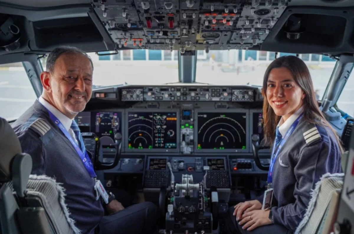 42 yıllık pilottan duygulandıran an!        