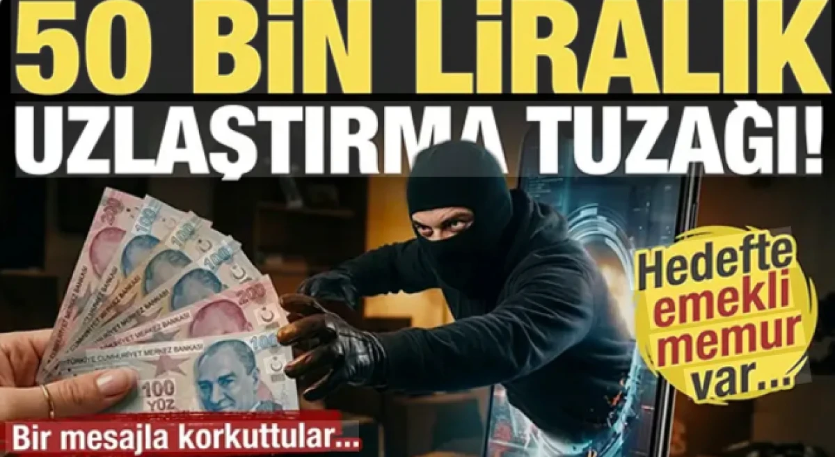 50 bin liralık uzlaştırma tuzağı! Bu mesaja dikkat! Emekli memuru b&ouml;yle korkuttular...