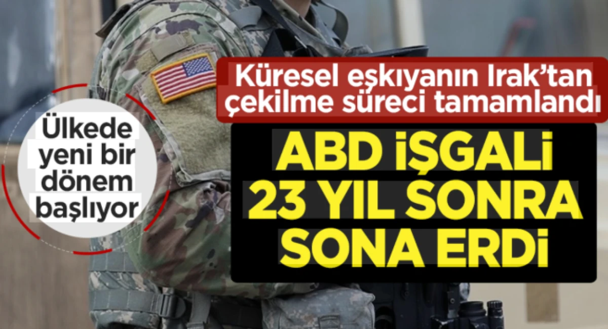 ABD, Irak'tan &ccedil;ekilme s&uuml;recini tamamladı