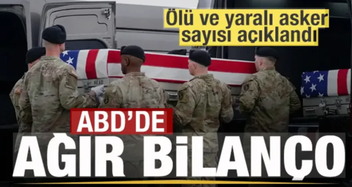 ABD'de ağır bilan&ccedil;o! Savaşta &ouml;len ve yaralanan asker sayısı a&ccedil;ıklandı