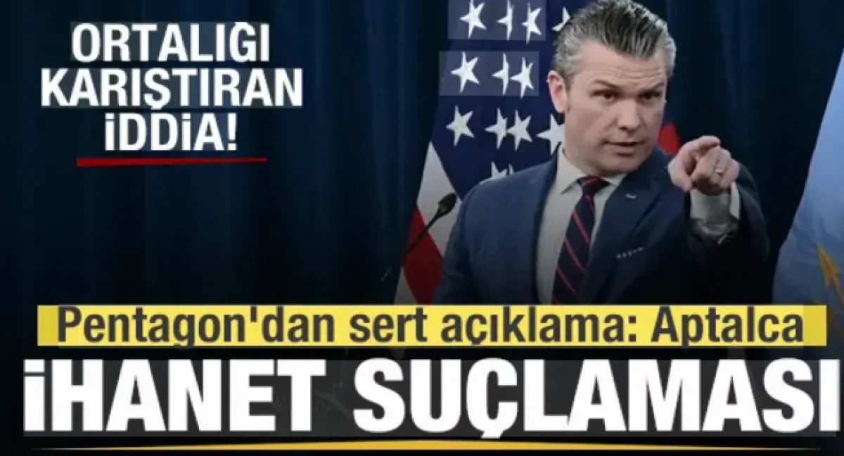 ABD'de ortalığı karıştıran iddia! Pentagon'dan sert a&ccedil;ıklama! İhanet su&ccedil;laması