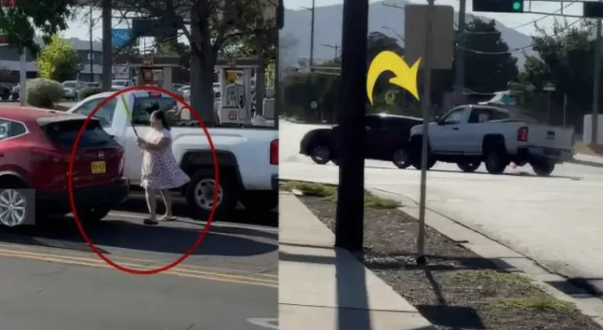 ABD'de trafikte aracın camını beyzbol sopayla kıran kadına şok misilleme