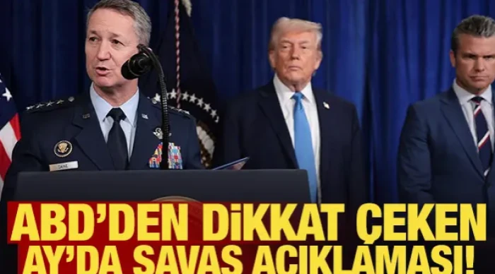 ABD'den dikkat &ccedil;eken Ay'da savaş a&ccedil;ıklaması!
