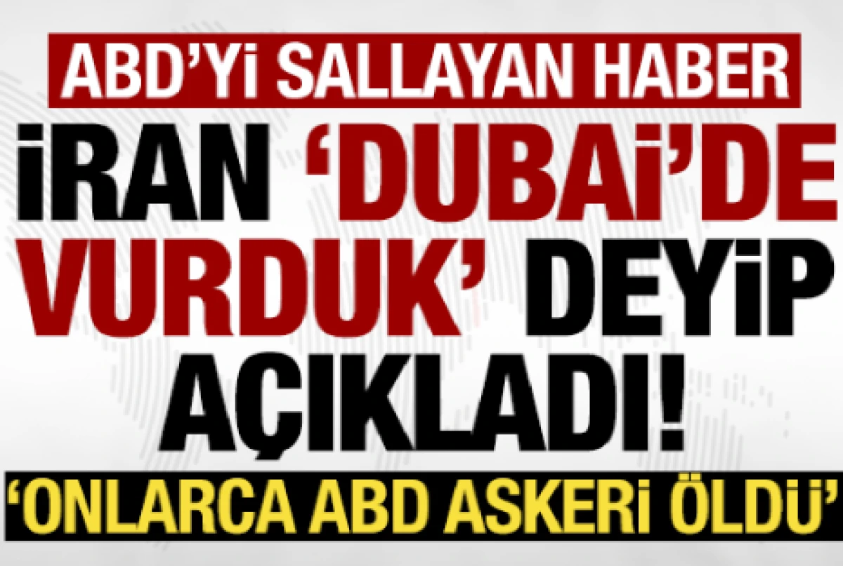 ABD'yi sallayan haber!                      