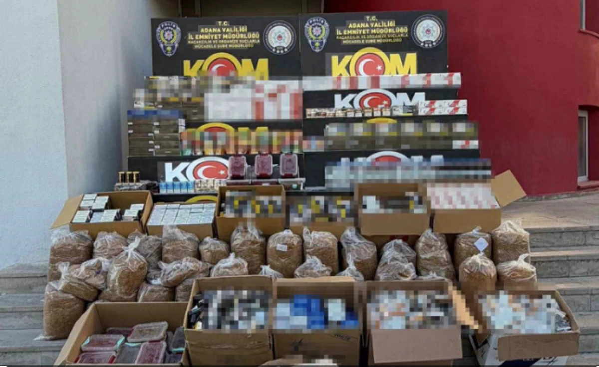 Adana'da Ger&ccedil;ekleştirilen Ka&ccedil;ak&ccedil;ılık Operasyonu