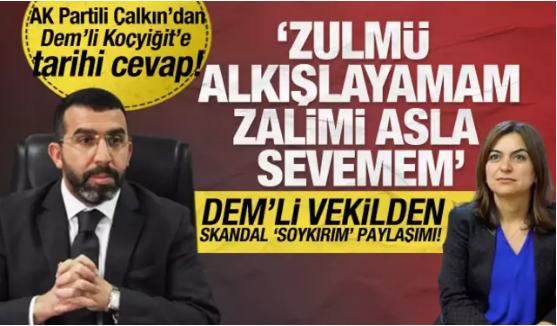 AK Partili Çalkın'dan skandal paylaşım         