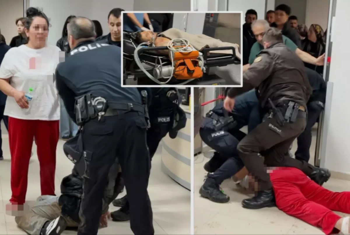 Aksaray'da oğul, annesinin sevgilisini bı&ccedil;akladı             