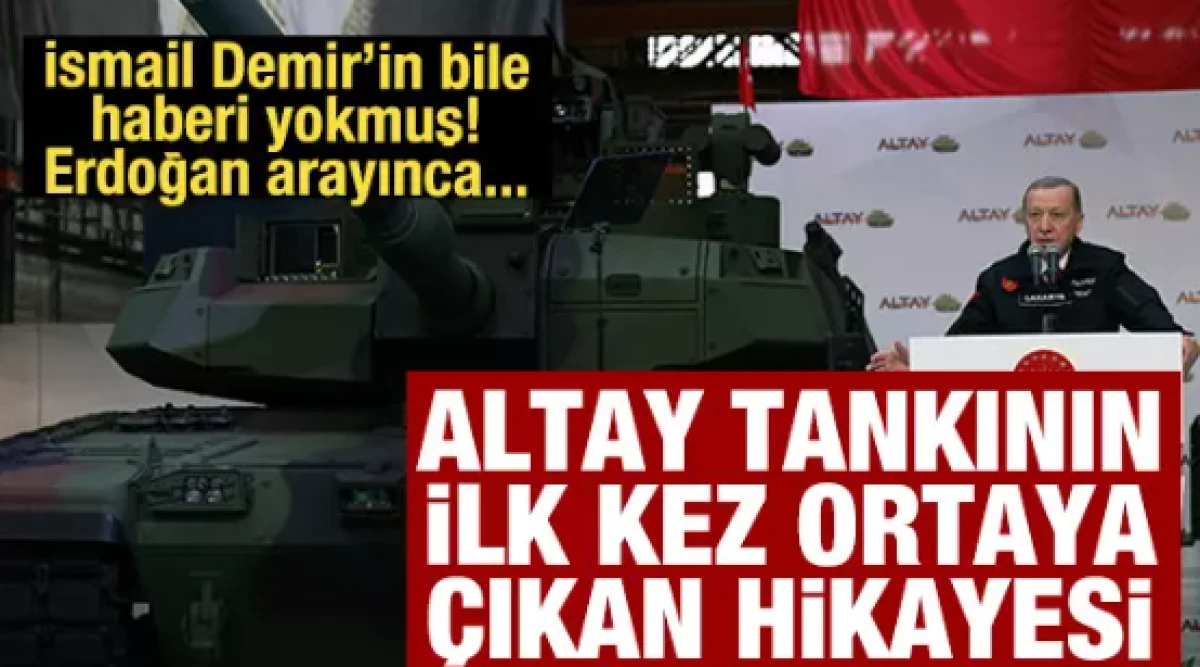 Altay tankının bilinmeyen hikayesi ortaya &ccedil;ıktı            