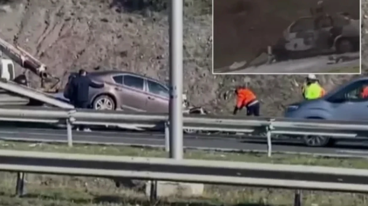 Ankara'da korkun&ccedil; kaza                