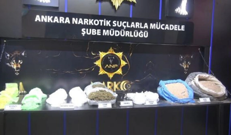 Ankara'da uyuşturucu operasyonu