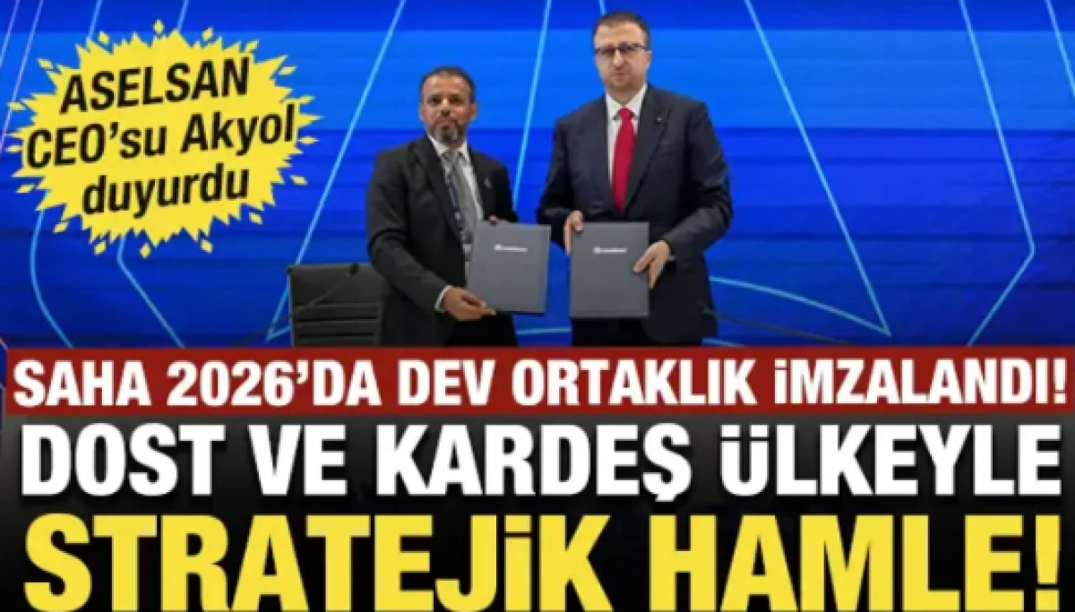 ASELSAN Umman&rsquo;a "sistem" kuruyor: SAHA 2026&rsquo;da dev ortaklık imzalandı!