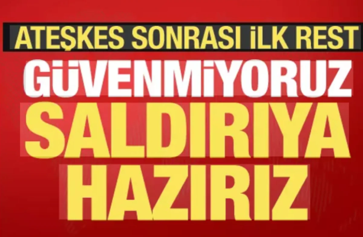 Ateşkes sonrası İran'dan sert mesaj               