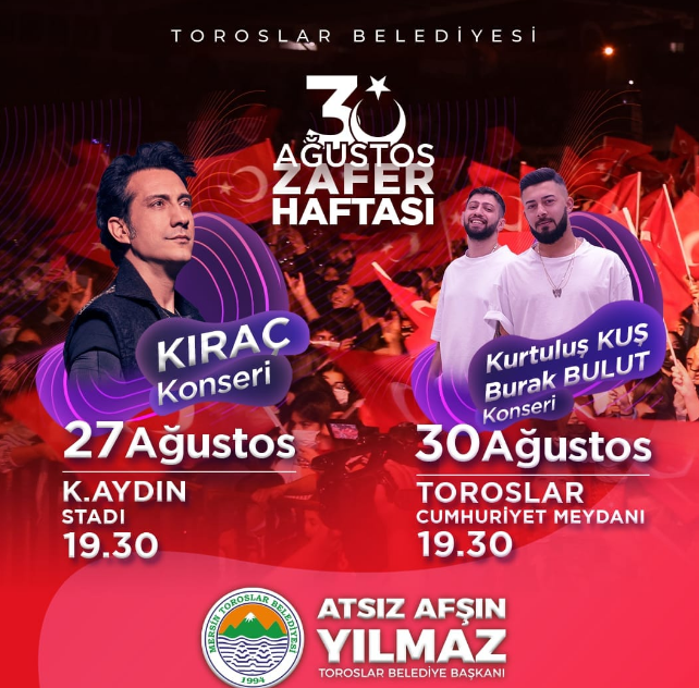 ATSIZ AFŞİN YILMAZ ,HALKI KONSERE DAVET EDİYOR                        