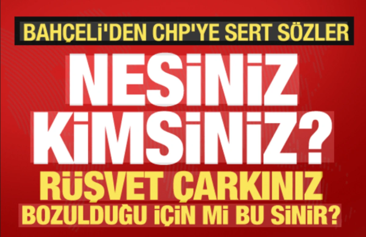Bah&ccedil;eli'den CHP'nin k&uuml;rs&uuml; işgaline tepki          
