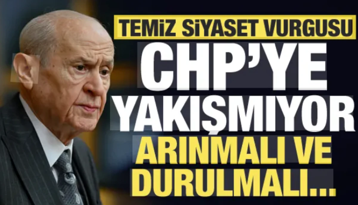 Bah&ccedil;eli'den dikkat &ccedil;eken s&ouml;zler: Yaşananlar CHP'ye yakışmıyor!
