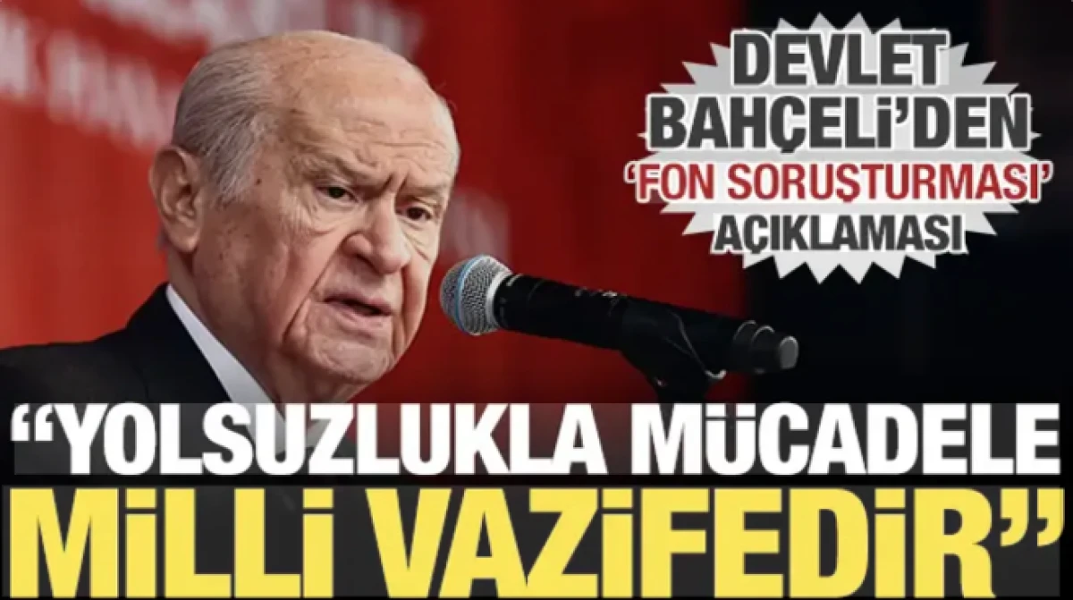 Bah&ccedil;eli'den fon soruşturması &ccedil;ıkışı: Hukuki sonu&ccedil; alınmadan su&ccedil;lamalar yapılması yanlış