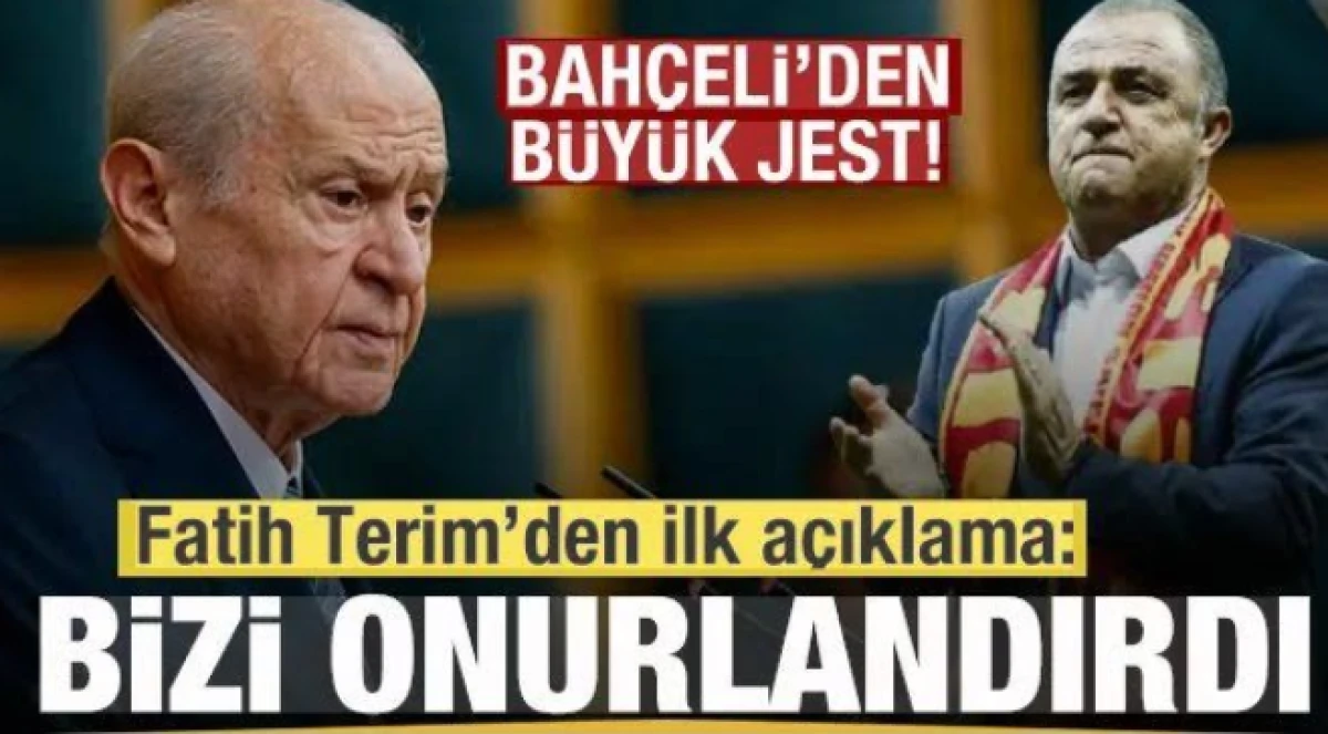 Bah&ccedil;eli'den jest! Fatih Terim'den a&ccedil;ıklama: Bizi onurlandırdı! Ziyaret edeceğim