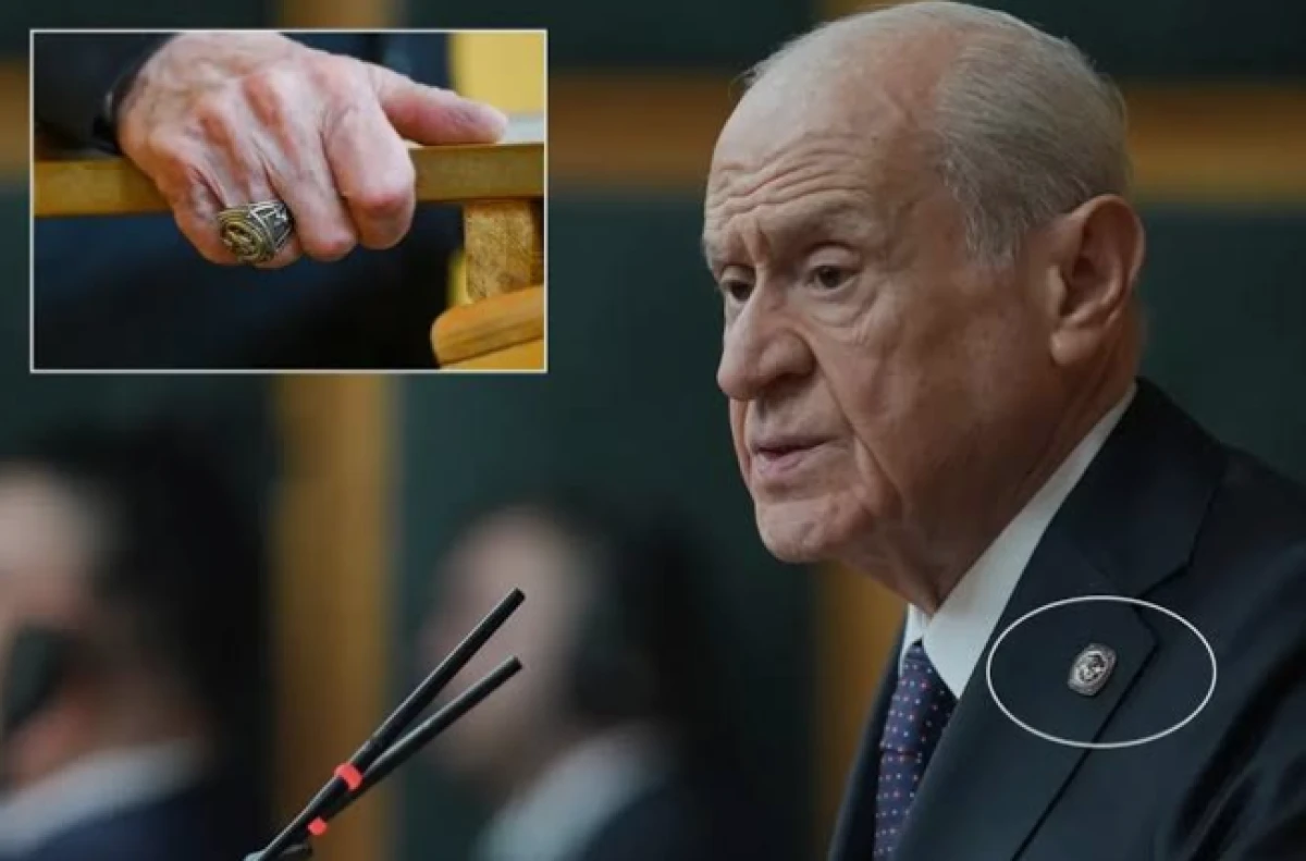 Bah&ccedil;eli'nin y&uuml;z&uuml;k ve rozetindeki detaylar dikkat &ccedil;ekti!