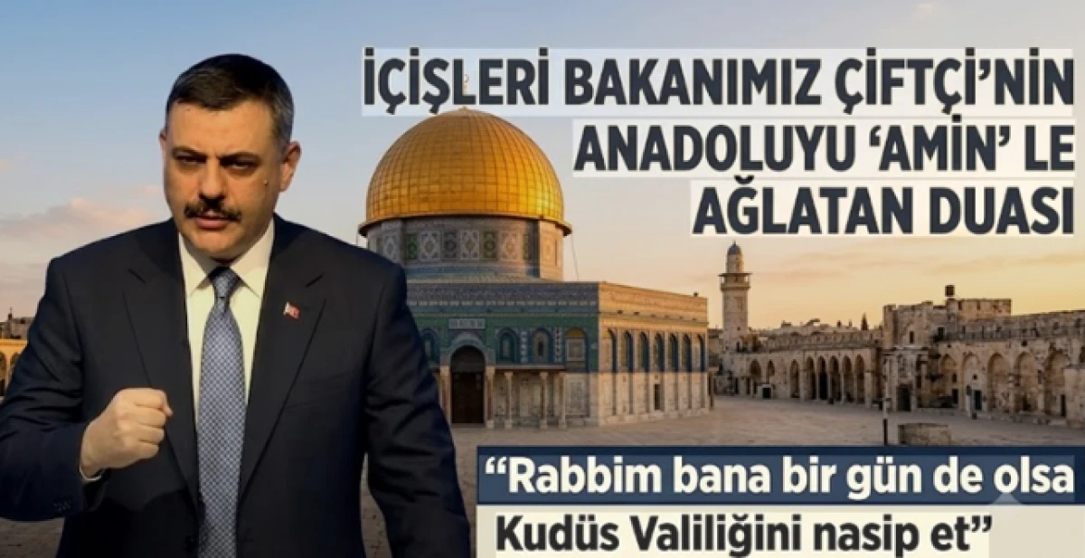 Bakan &Ccedil;ift&ccedil;i'den İsrailli Bakan'ın 'K&uuml;d&uuml;s' s&ouml;zlerine sert tepki!
