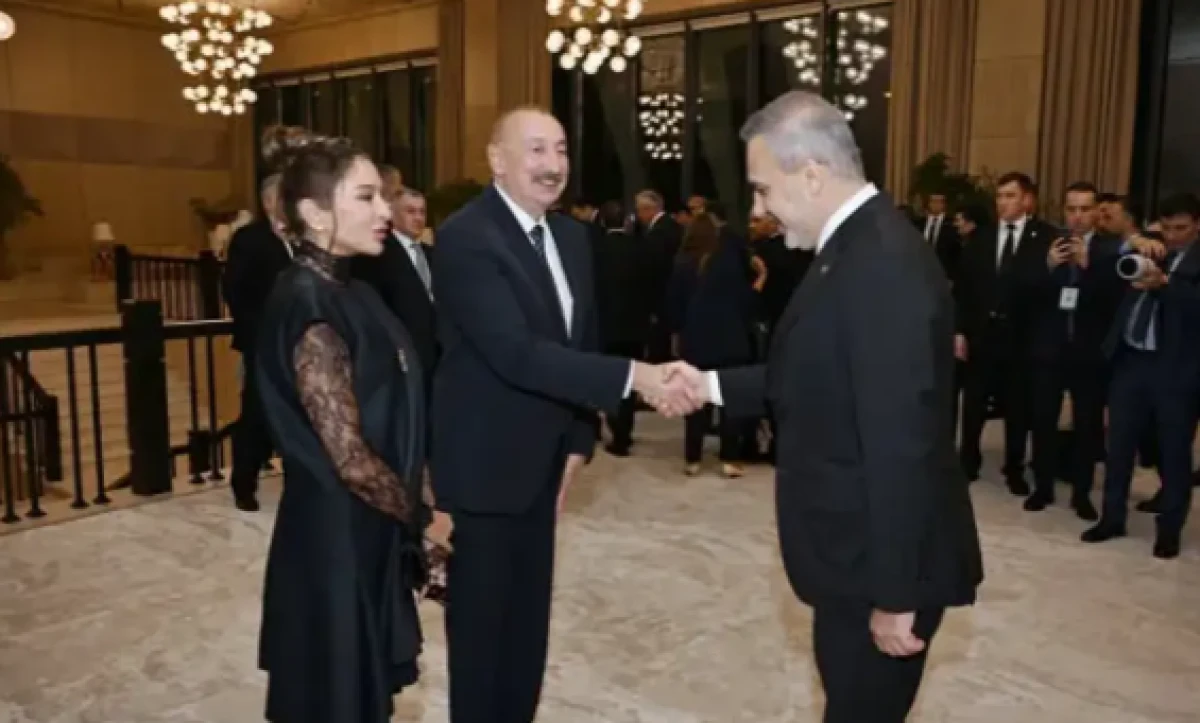 Bakan Fidan, Cumhurbaşkanı Aliyev&rsquo;in ev sahipliğindeki akşam yemeğine katıldı