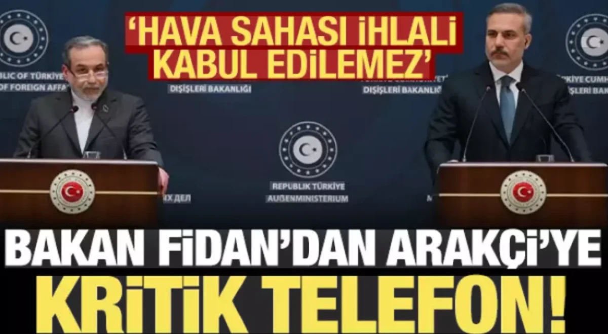 Bakan Fidan, İranlı mevkidaşı Arak&ccedil;i ile g&ouml;r&uuml;şt&uuml;!            