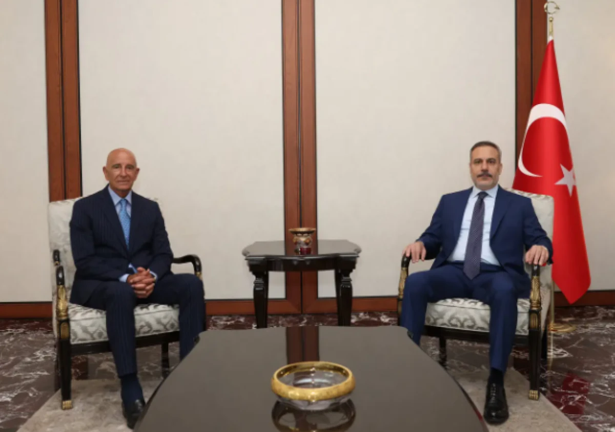 Bakan Fidan, Tom Barrack'ı kabul etti!