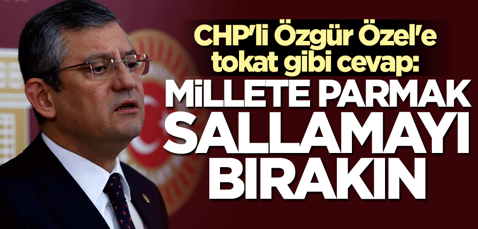 Bakan Murat Kurum'dan CHP'li Özgür Özel'e çok sert cevap 