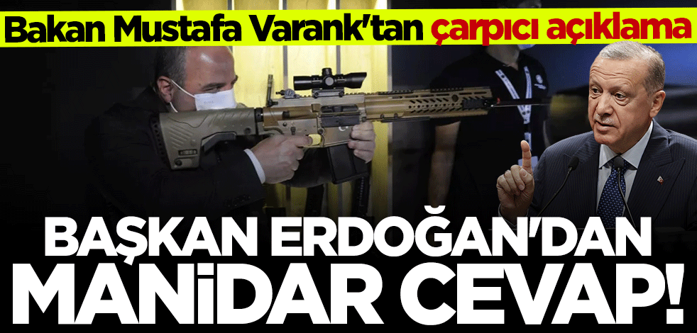 Bakan Mustafa Varank: Mandacı zihniyet bu ülkeye 94 yıl piyade tüfeği yaptırmadı