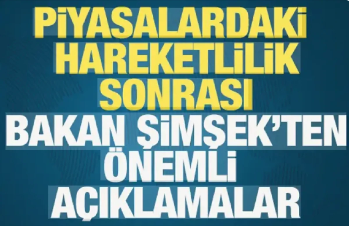 Bakan Şimşek: Genele yayılmış sistemik bir risk yok