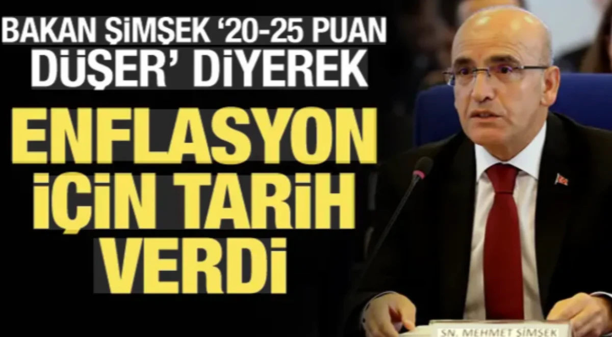 Bakan Şimşek'ten enflasyon a&ccedil;ıklaması!