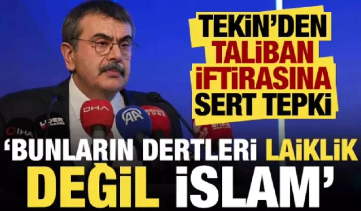 Bakan Tekin'den sert tepki: Bunların dertleri laiklik değil İslam! 