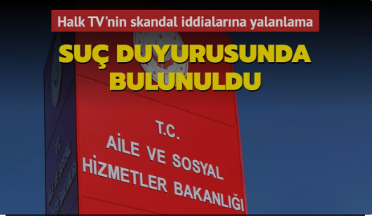 Bakanlıktan Halk TV'ye suç duyurusu!       