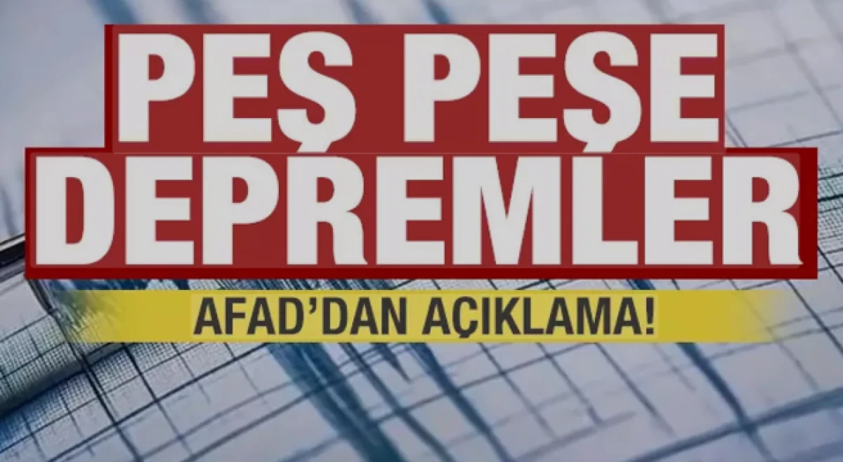 Balıkesir'de peş peşe depremler! Gece boyu sallandı! 