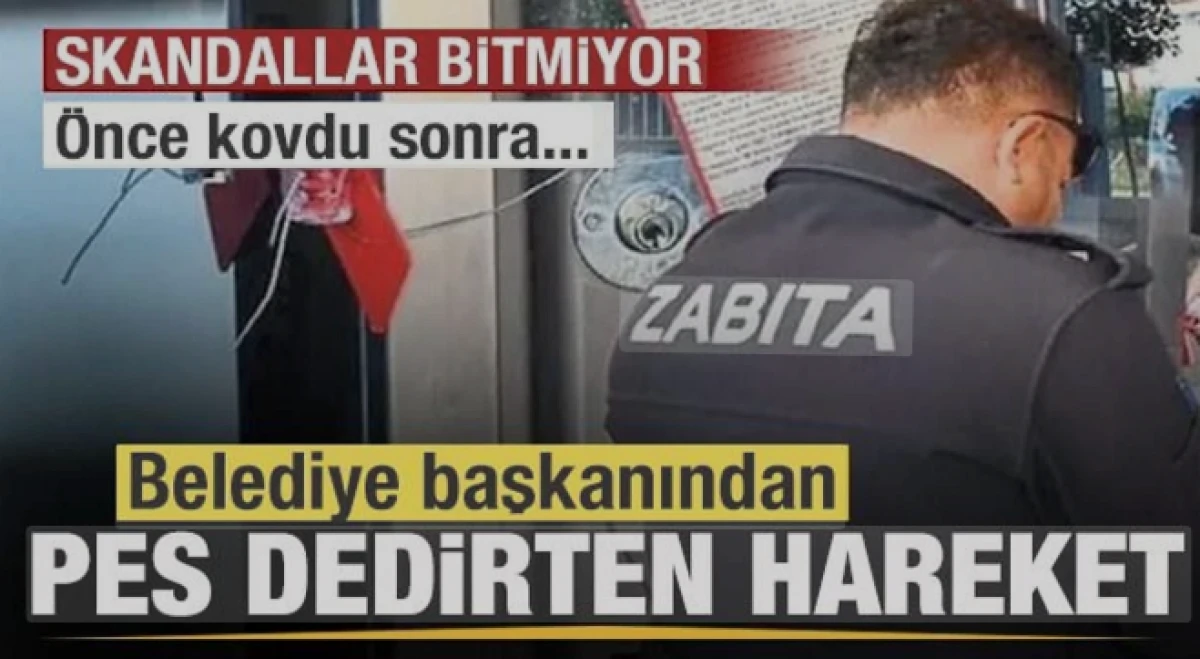 Belediye başkanından pes dedirten hareket!         