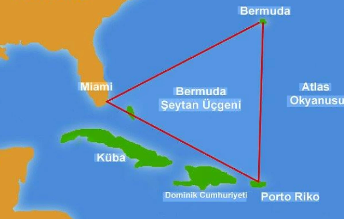 Bermuda Şeytan &Uuml;&ccedil;geni: Oraya giden gemiler kayboluyordu!