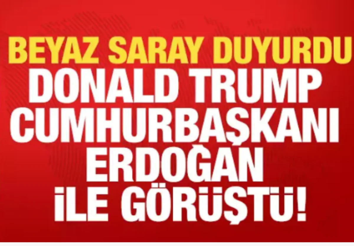 Beyaz Saray duyurdu!                       