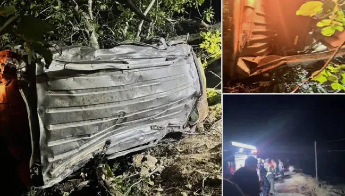 Bing&ouml;l'de hafif ticari ara&ccedil; u&ccedil;uruma yuvarlandı: 4 &ouml;l&uuml;, 5 yaralı
