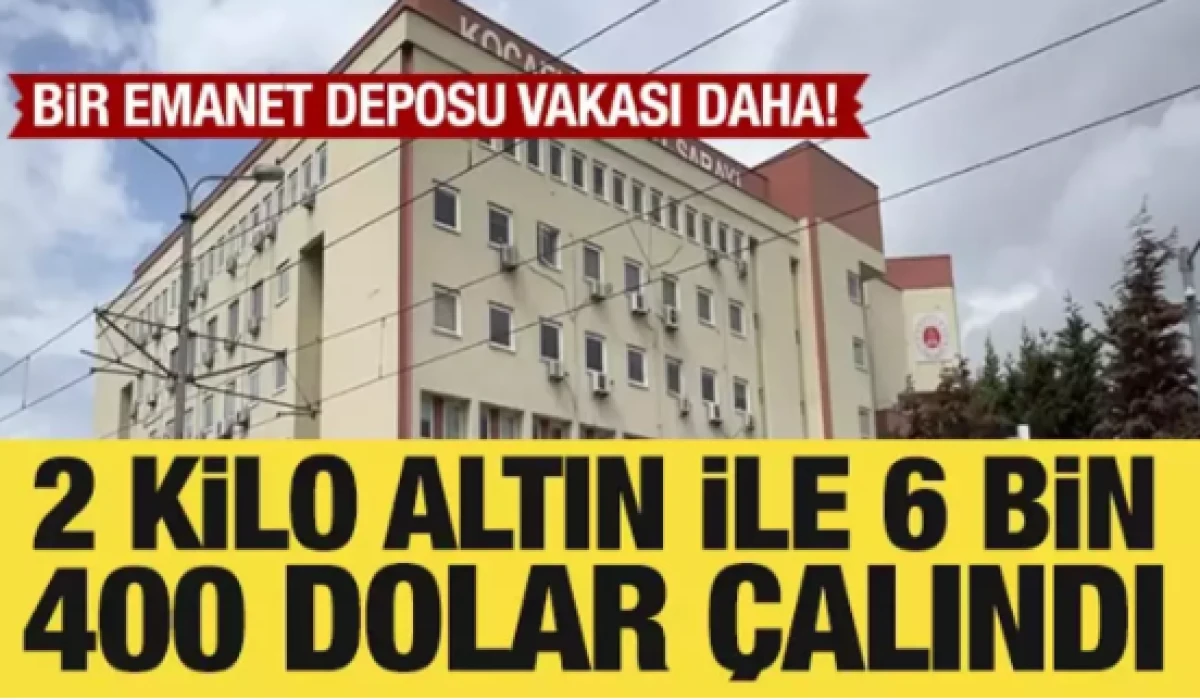 Bir emanet deposu vakası daha                     
