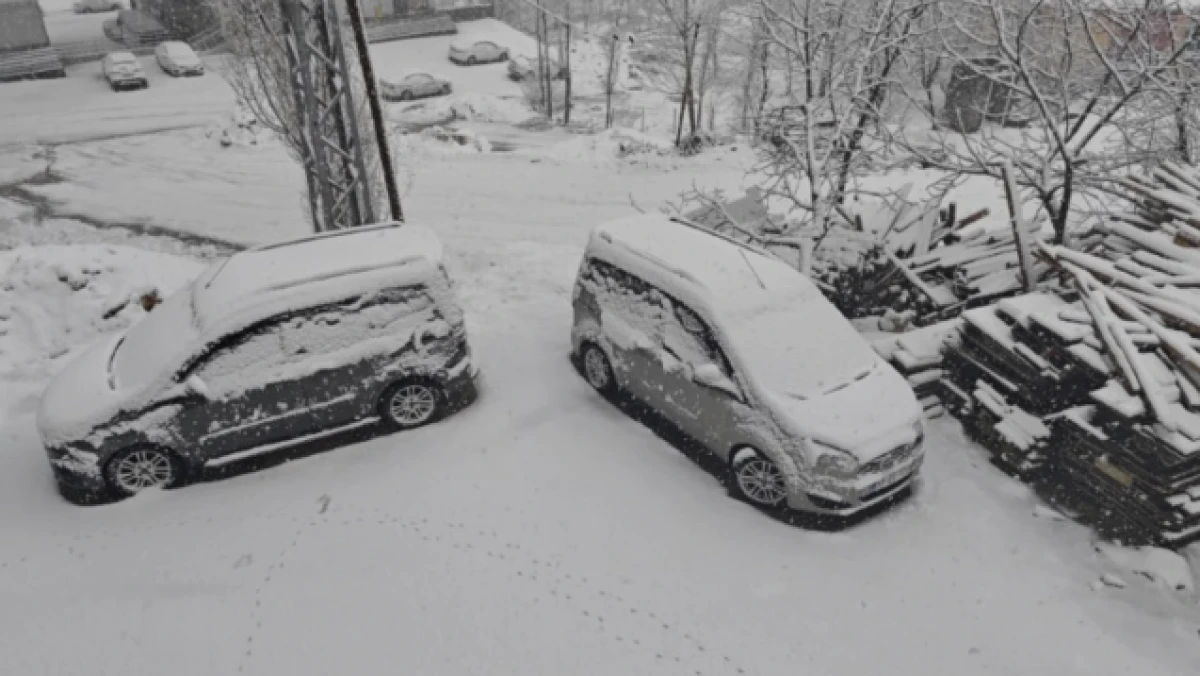 Bitlis'te nisanda kara kış