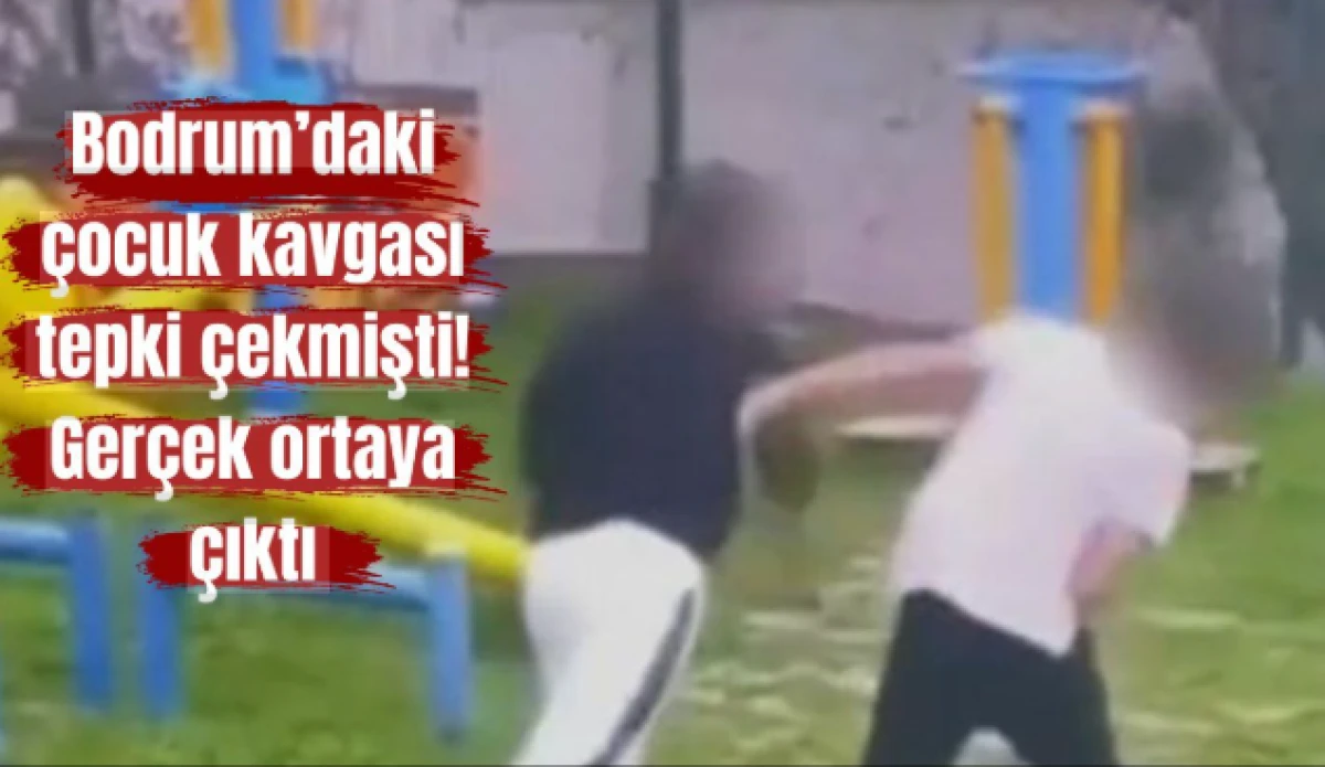 Bodrum&rsquo;da &ccedil;ocuk kavgası                               