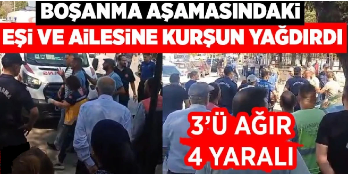 Boşanma aşamasındaki şahıs dehşet saçtı          
