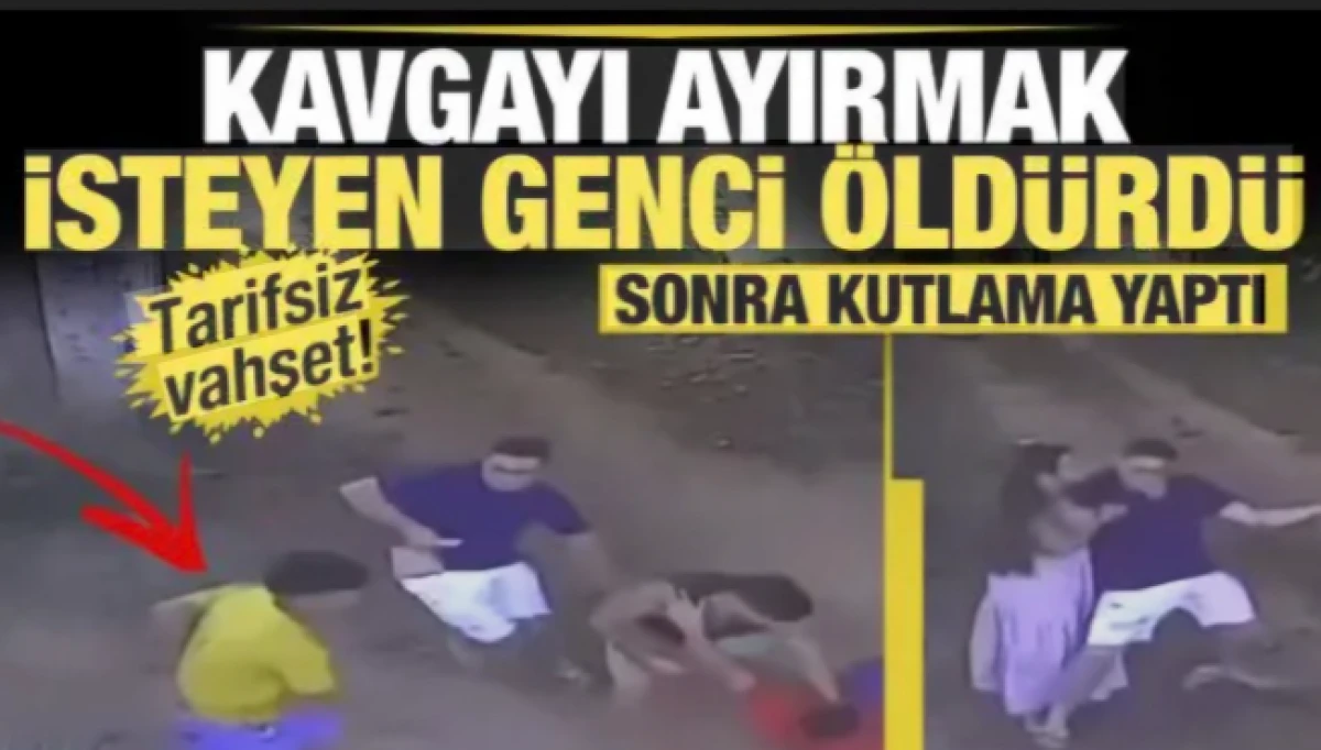 Brezilya'da vahşet! Kavgayı ayırmak isteyen genci &ouml;ld&uuml;rd&uuml;, sonra kutlama yaptı