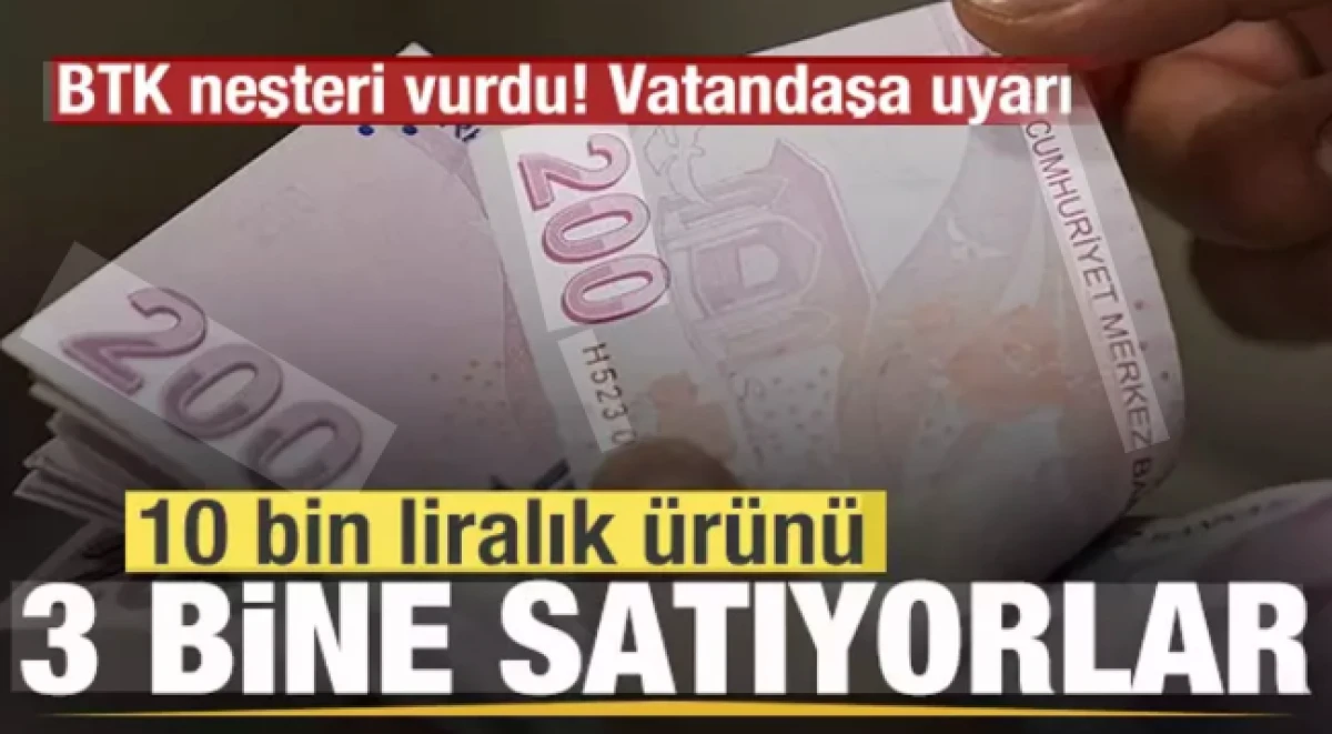 BTK neşteri vurdu! Vatandaşa uyarı 