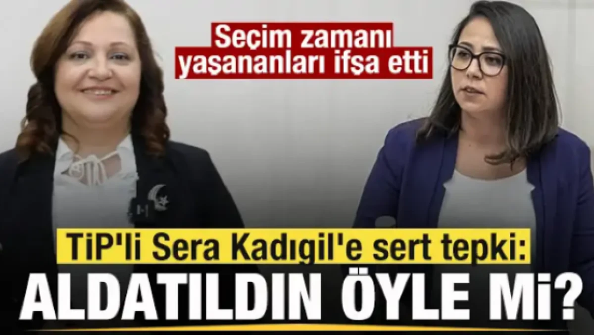 Burcu K&ouml;ksal'dan TİP'li Kadıgil'e sert tepki: Aldatıldın &ouml;yle mi?