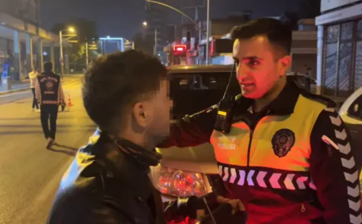 Bursa'da yasal sınırın 5 katı alkoll&uuml; &ccedil;ıktı! Motosikletliye 235 bin lira ceza kesildi