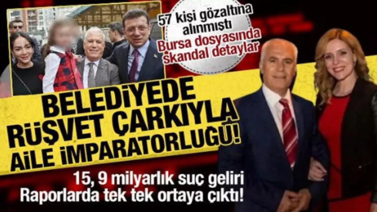 Bursa'daki operasyonda aile boyu yolsuzluk            