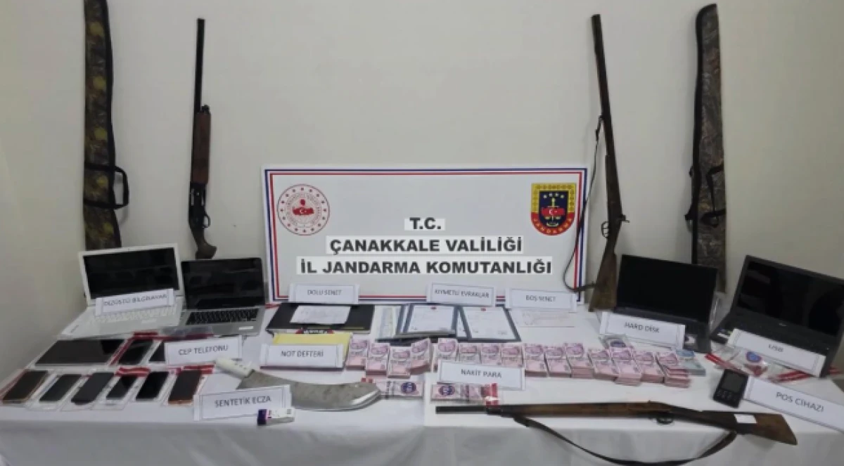 &Ccedil;anakkale&rsquo;de tefecilik operasyonu                           