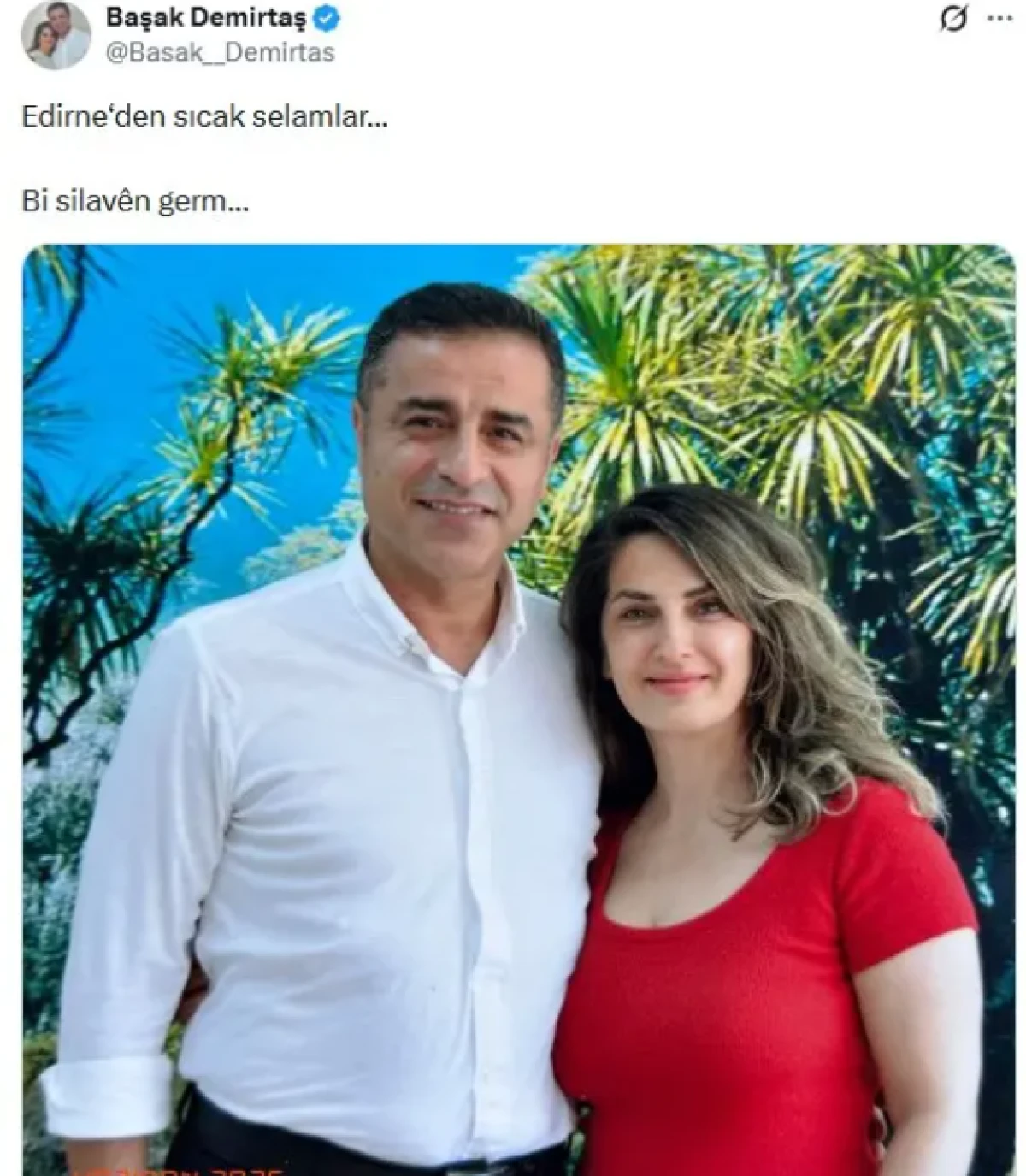 Cezaevinden yeni kare: Selahattin Demirtaş'ın son fotoğrafı paylaşıldı